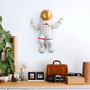Wallity Peace Sign Astronaut - 1 Blanco y dorado